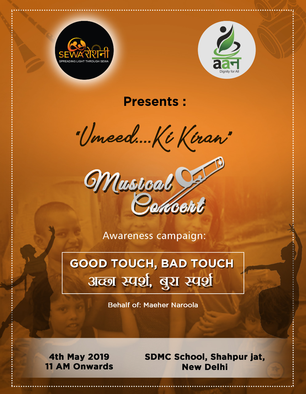 Upcoming event - Musical Concert “Umeed Ki Kiran<br><br>